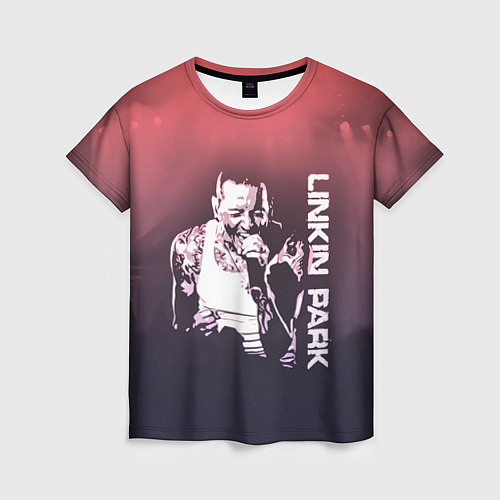 Женская футболка Linkin Park Честер / 3D-принт – фото 1