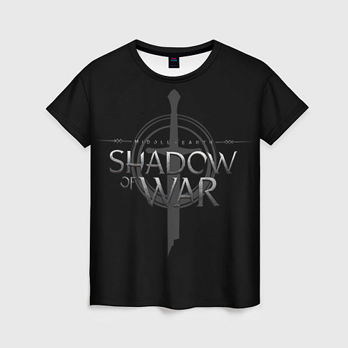 Женская футболка Shadow of War / 3D-принт – фото 1