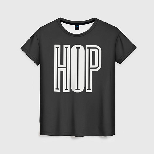 Женская футболка Hip-Hop Inside / 3D-принт – фото 1