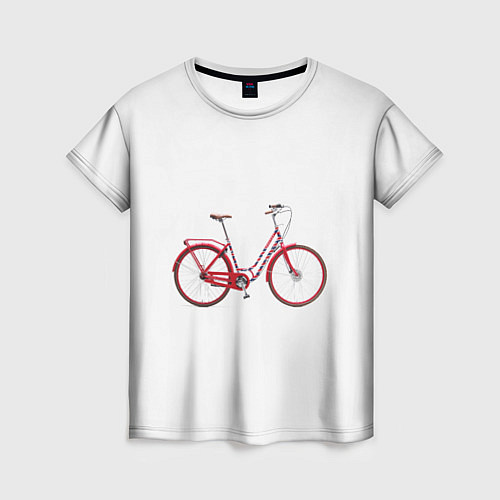 Женская футболка Велосипед / 3D-принт – фото 1