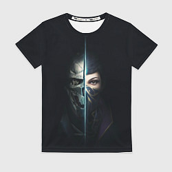 Футболка женская Dishonored Faces, цвет: 3D-принт