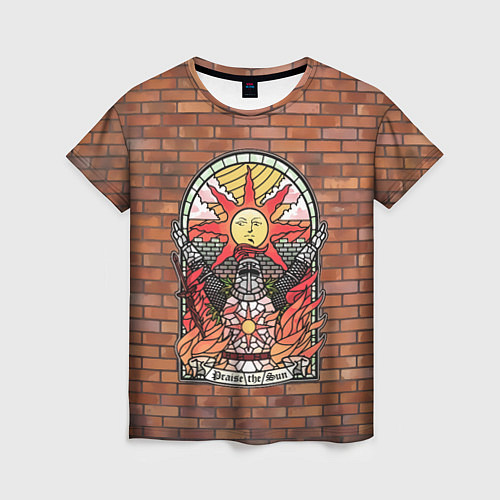 Женская футболка Praise the Sun / 3D-принт – фото 1