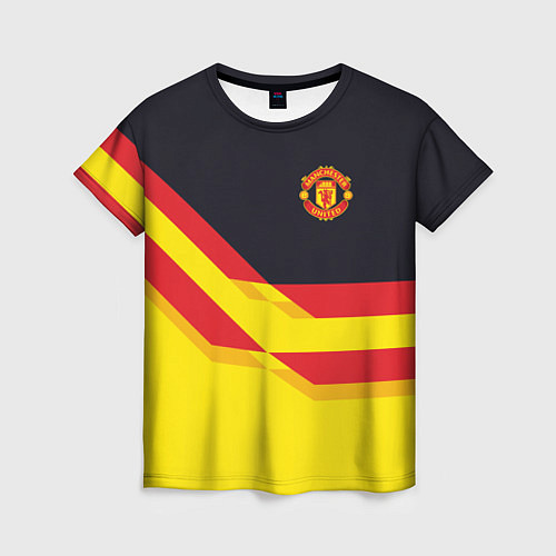 Женская футболка Manchester United / 3D-принт – фото 1