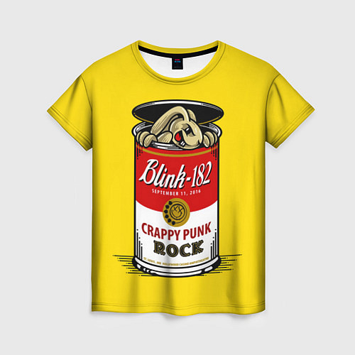 Женская футболка Blink-182: Crappy punk rock / 3D-принт – фото 1