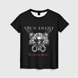 Футболка женская Arch Enemy: Revolution Begins, цвет: 3D-принт