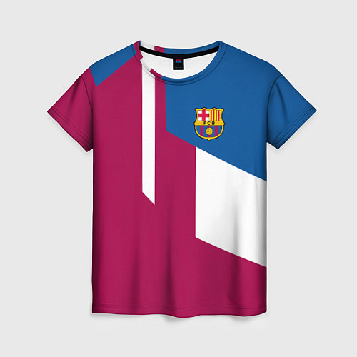 Женская футболка FC Barcelona 2018 / 3D-принт – фото 1