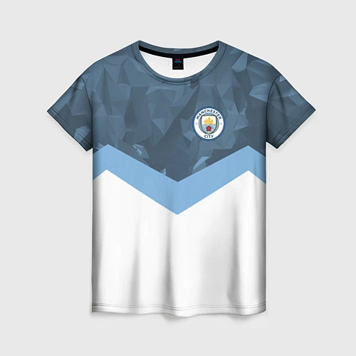 Женская футболка Manchester City FC: Sport / 3D-принт – фото 1