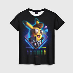 Женская футболка Retro Pikachu