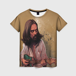 Женская футболка George Harrison: Guitarist