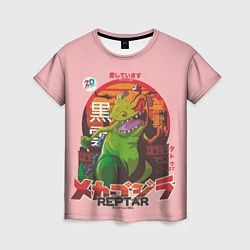 Футболка женская Godzilla Reptar, цвет: 3D-принт
