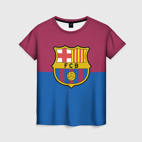 Женская футболка Barcelona FC: Duo Color / 3D-принт – фото 1
