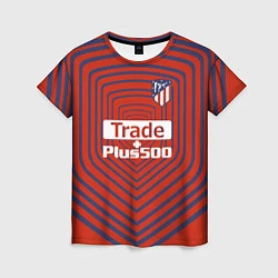 Футболка женская Atletico Madrid: Red Original, цвет: 3D-принт