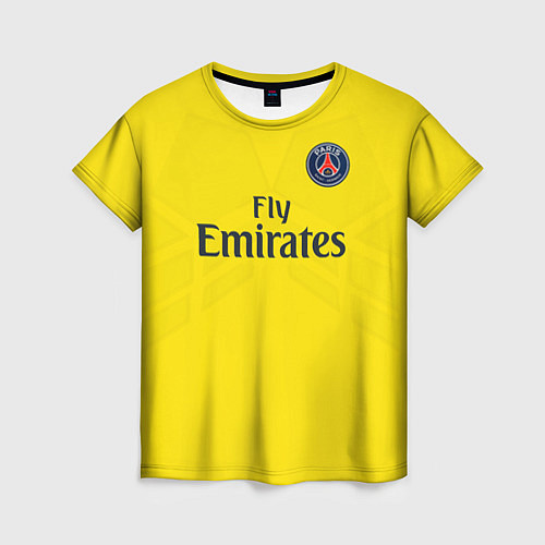 Женская футболка PSG FC: Mbappe Away 17/18 / 3D-принт – фото 1