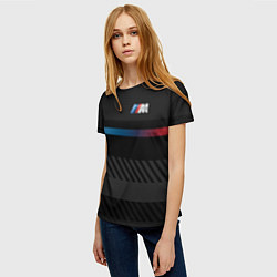 Футболка женская BMW: Brand Lines, цвет: 3D-принт — фото 2