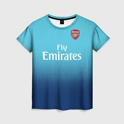 Футболка женская Arsenal FC: Blue Away 17/18, цвет: 3D-принт
