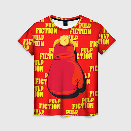 Женская футболка Pulp Fiction: Boxing glove / 3D-принт – фото 1