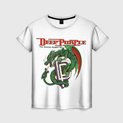 Футболка женская Deep Purple: Green Gragon, цвет: 3D-принт