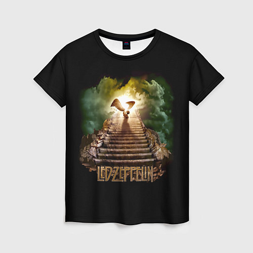 Женская футболка Led Zeppelin: Way to Heaven / 3D-принт – фото 1