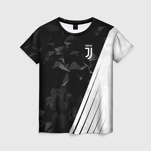 Женская футболка FC Juventus: Abstract / 3D-принт – фото 1