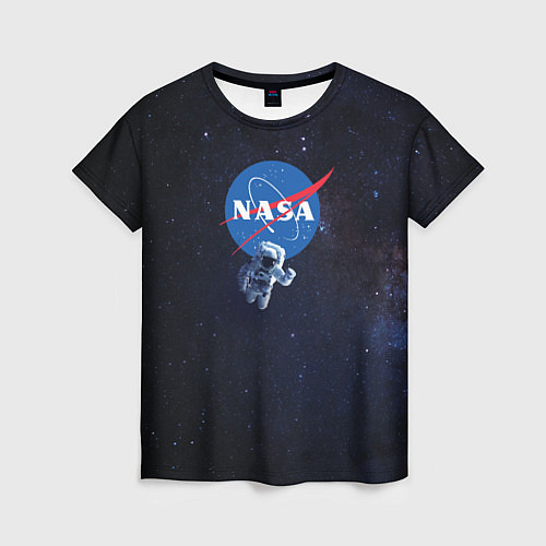 Женская футболка NASA: Hello World / 3D-принт – фото 1