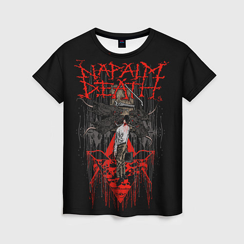 Женская футболка Napalm Death / 3D-принт – фото 1