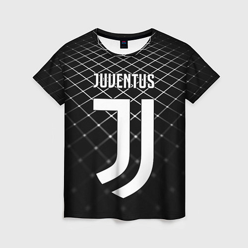 Женская футболка FC Juventus: Black Lines / 3D-принт – фото 1