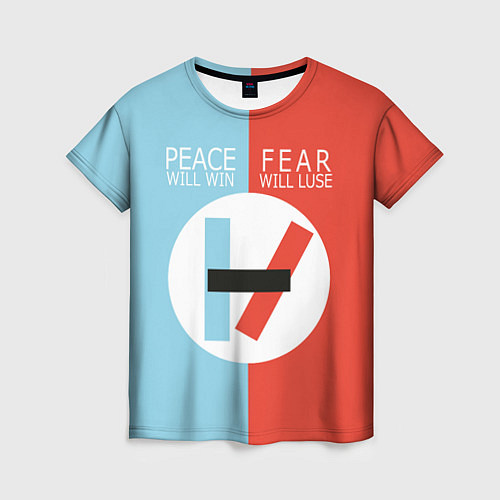 Женская футболка 21 Pilots: Peace & Fear / 3D-принт – фото 1