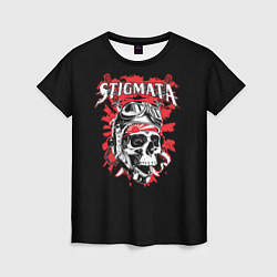 Футболка женская Stigmata Skull, цвет: 3D-принт