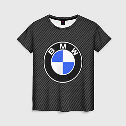 Женская футболка BMW CARBON БМВ КАРБОН