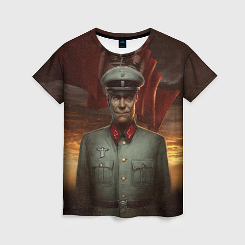 Женская футболка Wolfenstein: Wilhelm Strasse / 3D-принт – фото 1