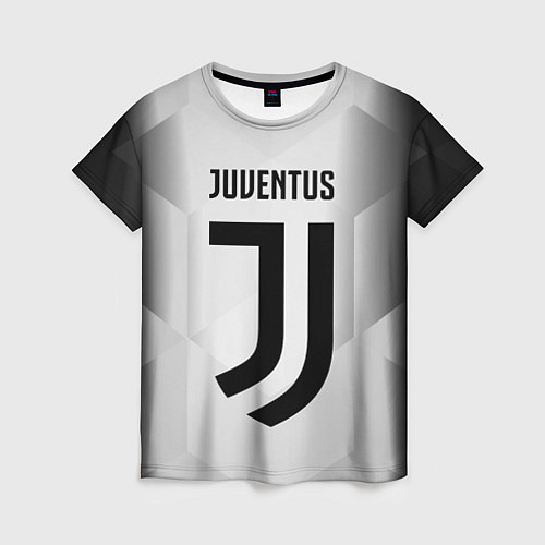 Женская футболка FC Juventus: Silver Original / 3D-принт – фото 1