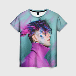 Женская футболка Lil Peep: Neon Style