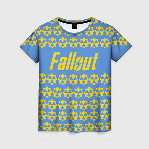 Женская футболка Fallout: Danger Radiation / 3D-принт – фото 1