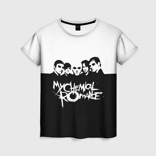 Женская футболка My Chemical Romance B&W / 3D-принт – фото 1