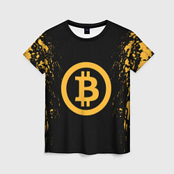 Женская футболка Bitcoin Master