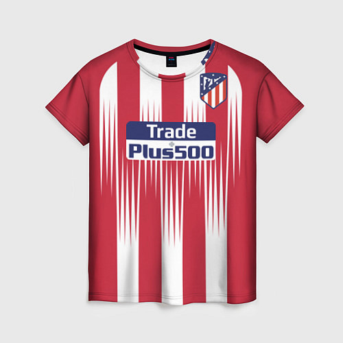 Женская футболка FC Atletico Madrid: Griezmann Home 18/19 / 3D-принт – фото 1