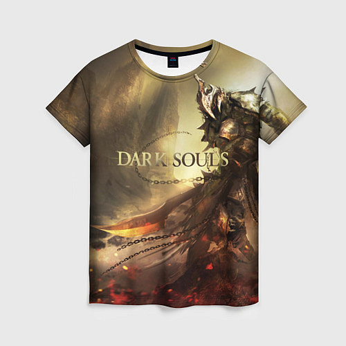Женская футболка Dark Souls: Dark Knight / 3D-принт – фото 1