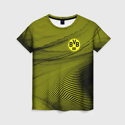 Женская футболка FC Borussia Sport / 3D-принт – фото 1
