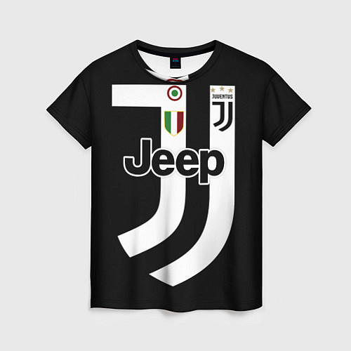 Женская футболка FC Juventus: FIFA 2018 / 3D-принт – фото 1