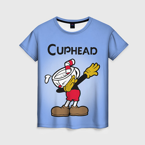 Женская футболка Cuphead Dab / 3D-принт – фото 1