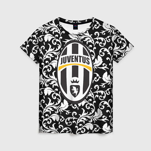 Женская футболка FC Juventus: Floral Logo / 3D-принт – фото 1