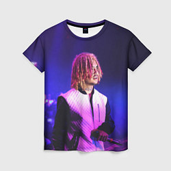 Футболка женская Lil Pump: Neon Style, цвет: 3D-принт