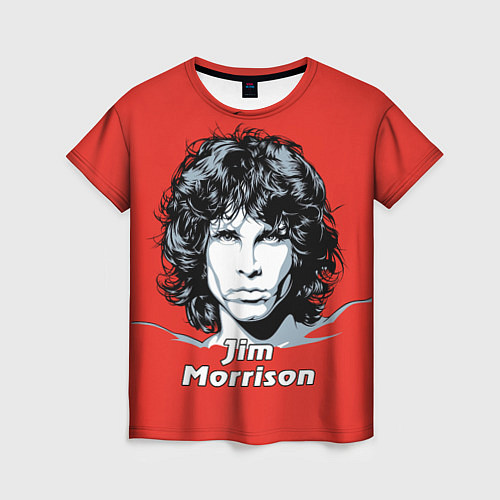 Женская футболка Jim Morrison / 3D-принт – фото 1