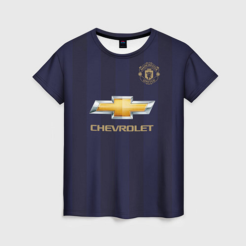 Женская футболка FC MU: Pogba Away 18/19 / 3D-принт – фото 1