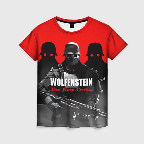 Женская футболка Wolfenstein: The New Order / 3D-принт – фото 1
