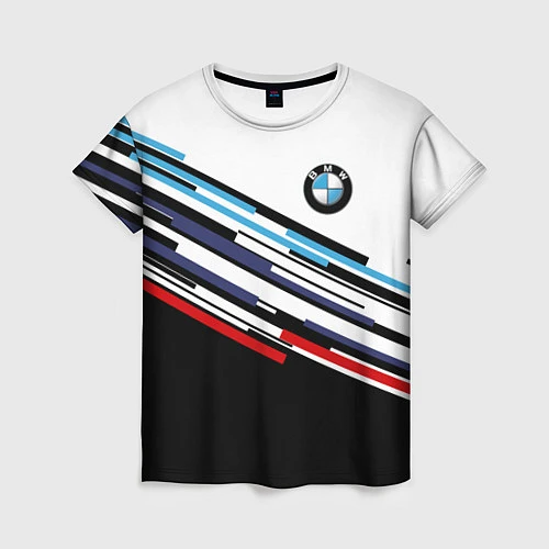 Женская футболка BMW BRAND COLOR БМВ / 3D-принт – фото 1