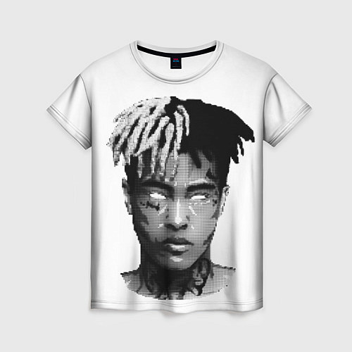 Женская футболка XXXTentacion: Pixel Art / 3D-принт – фото 1