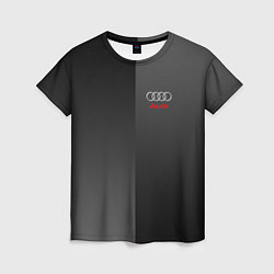 Женская футболка Audi: Metallic Style