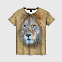 Женская футболка Песчаный лев