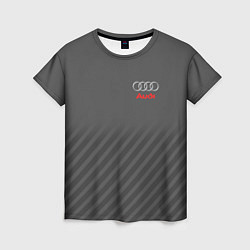 Женская футболка Audi: Grey Sport Line